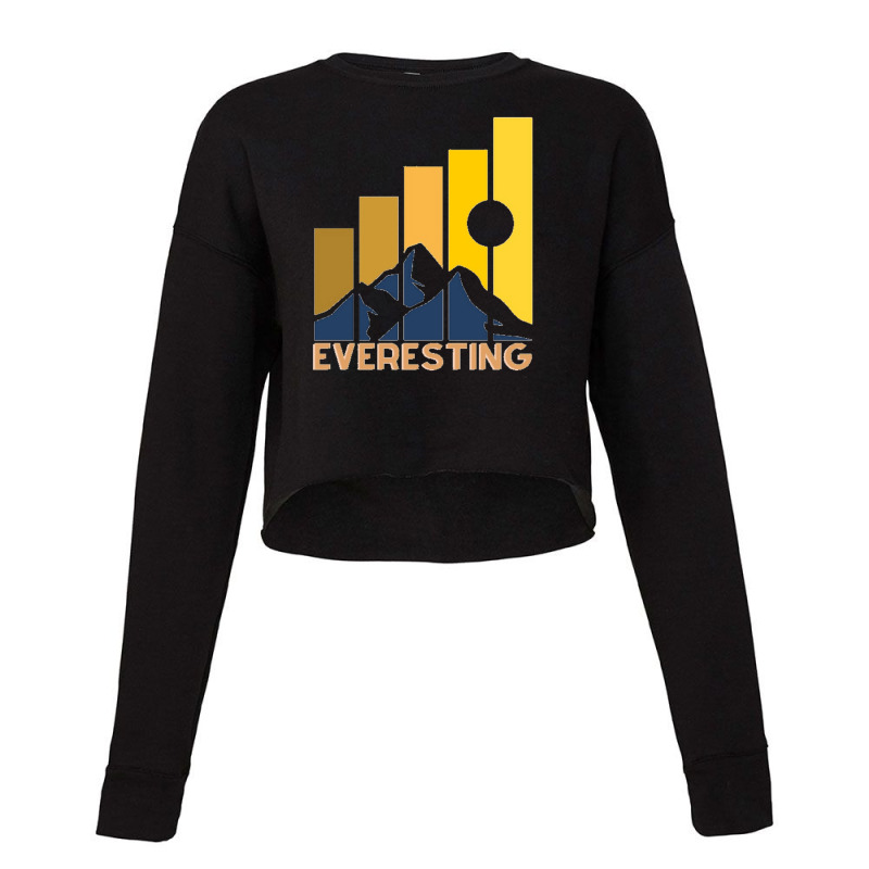 Everesting Challenge Cropped Sweater by cm-arts | Artistshot