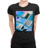 Keyboards Outrun Ladies Fitted T-shirt | Artistshot