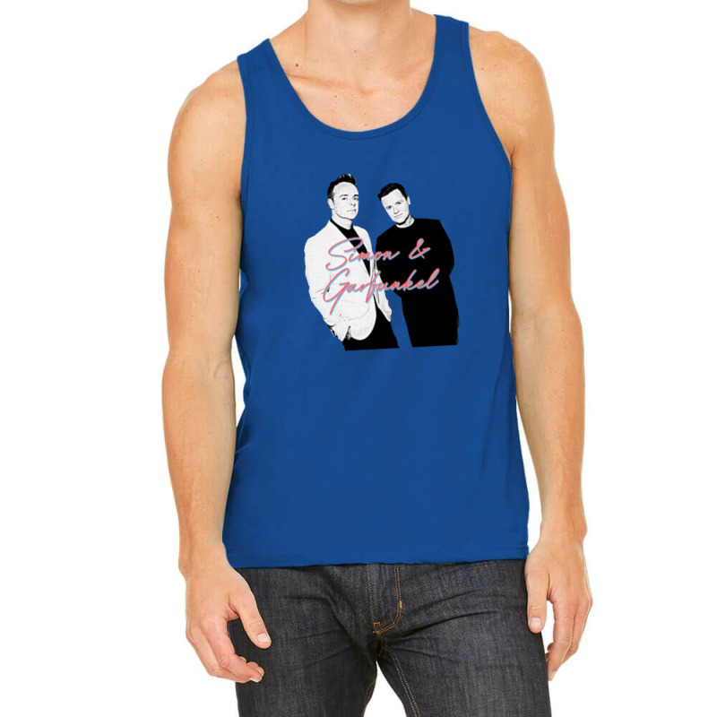 Simon & Garfunkel Ant & Dec 80s Style Parody Design Tank Top | Artistshot