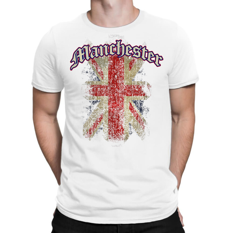 Manchester, Uk  United Kingdom Union Jack English T Shirt T-shirt | Artistshot