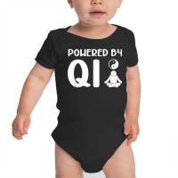 Powered By Qi  Chinese Meditation  Yin Yang Qigong T Shirt Baby Bodysuit | Artistshot