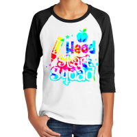 Tie Dye Head Start Squad Back To School Teachers Kids T Shirt Youth 3/4 Sleeve | Artistshot