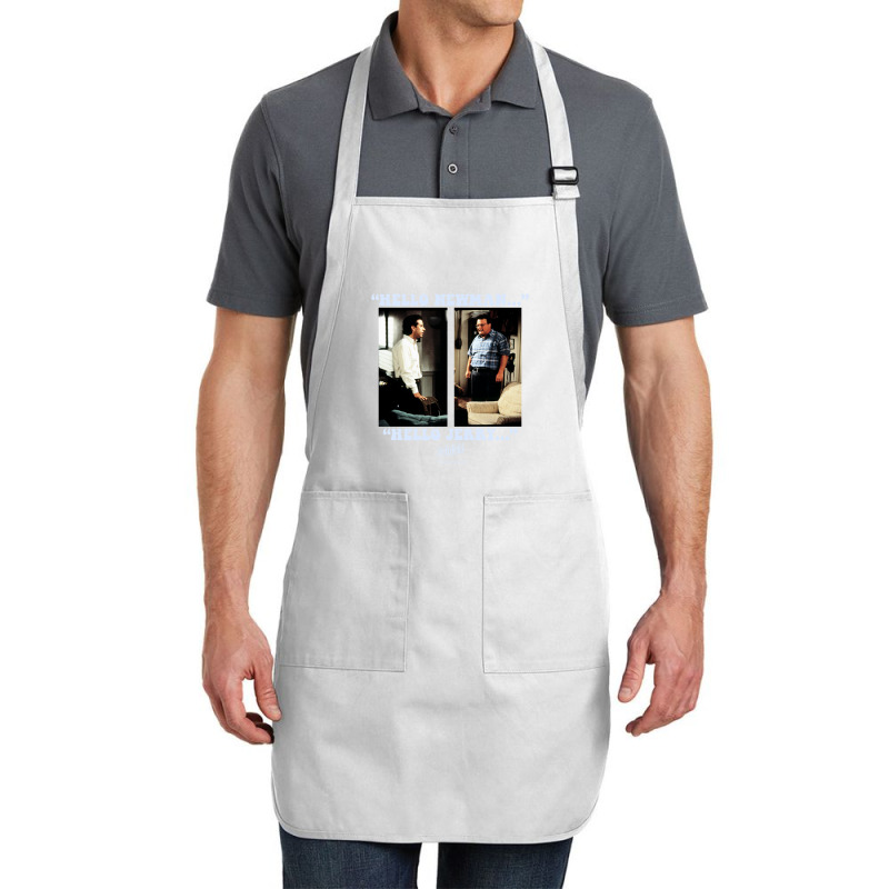 Seinfeld Newman And Jerry Long Sleeve T Shirt Full-length Apron | Artistshot