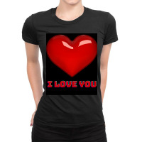 I Love You. Ladies Fitted T-shirt | Artistshot