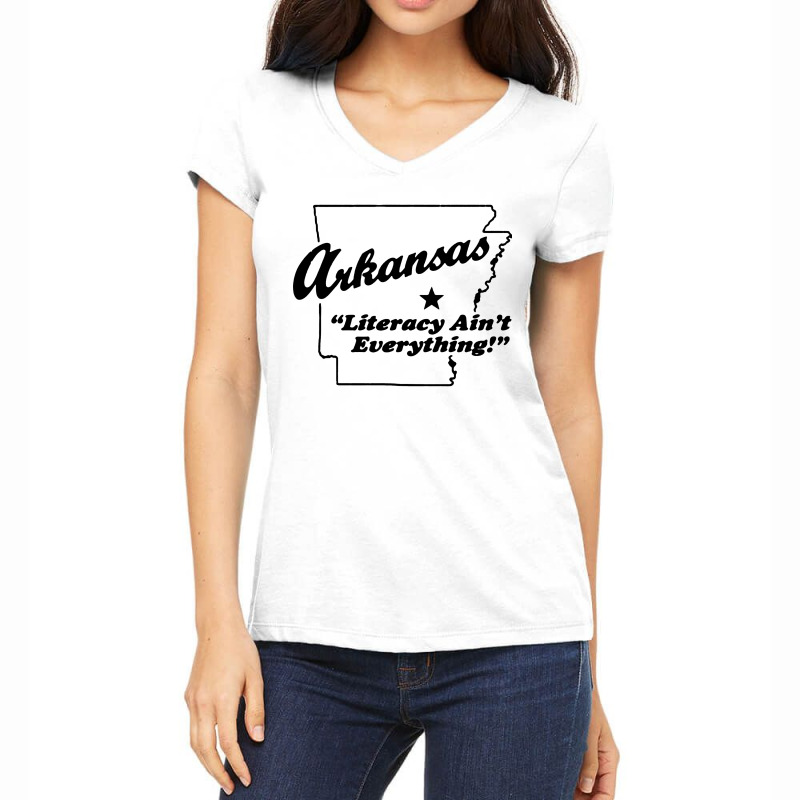 Literacy Aint Everything Women's V-Neck T-Shirt by Melissa Store | Artistshot