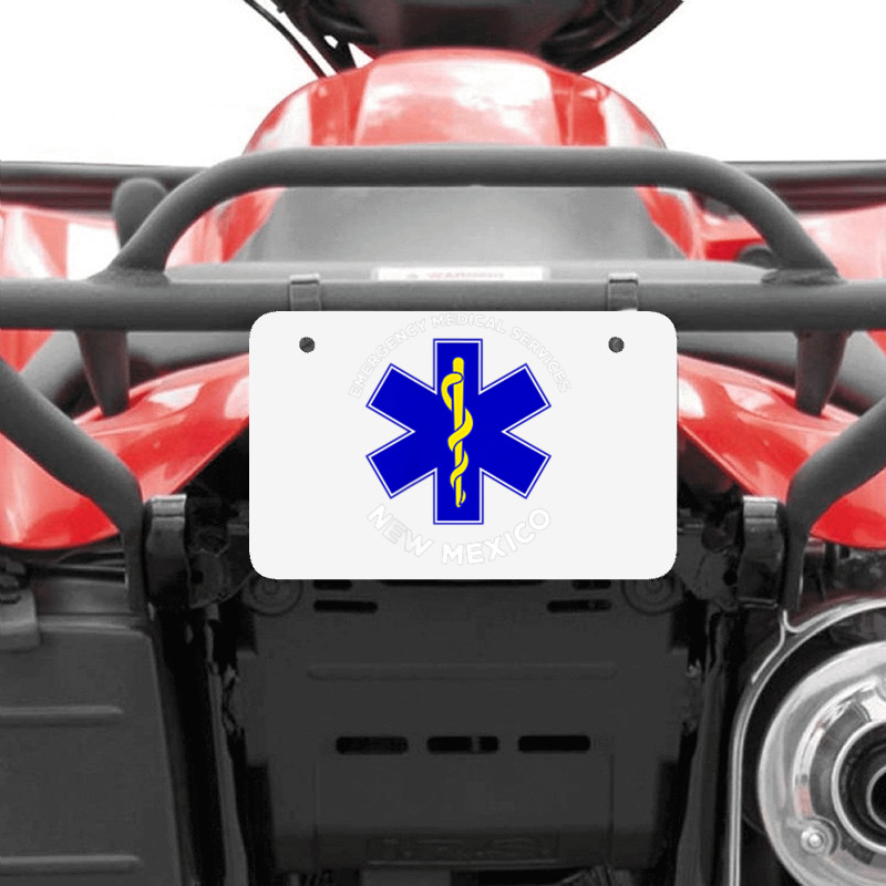 New Mexico Ems Emergency Medical Services Emt Medic T Shirt Atv License Plate | Artistshot