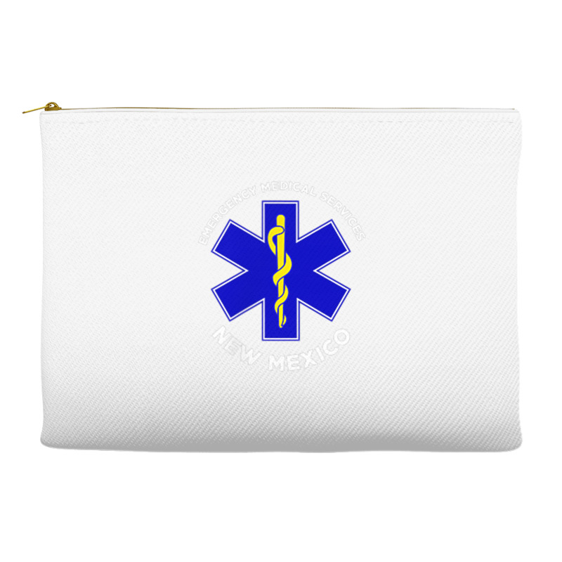 New Mexico Ems Emergency Medical Services Emt Medic T Shirt Accessory Pouches | Artistshot