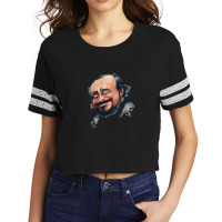 Opera Tenor Pavarotti Scorecard Crop Tee | Artistshot