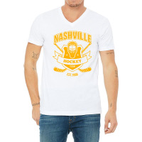 Retro Vintage Predator Party Look Tailgate Gameday Fan Gift Long Sleev V-neck Tee | Artistshot