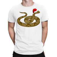 Merry Hissmas Christmas Santa Hat Copperhead Snake Long Sleeve T Shirt T-shirt | Artistshot