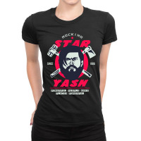 Kgf Yash Rocking Star Design Ladies Fitted T-shirt | Artistshot