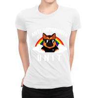 Homophobia Unit German Shepherd Ladies Fitted T-shirt | Artistshot