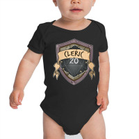 Womens Cleric W20 Roll 20-sided Dice Role Play Game Dungeon Fantasy V- Baby Bodysuit | Artistshot