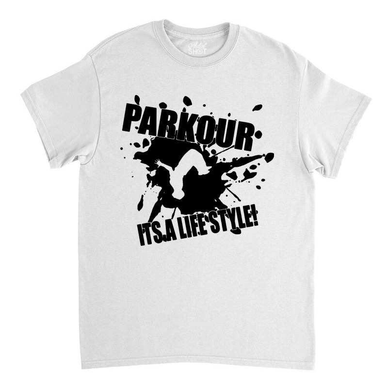 Parkour Classic T-shirt by Adrian Spencer | Artistshot