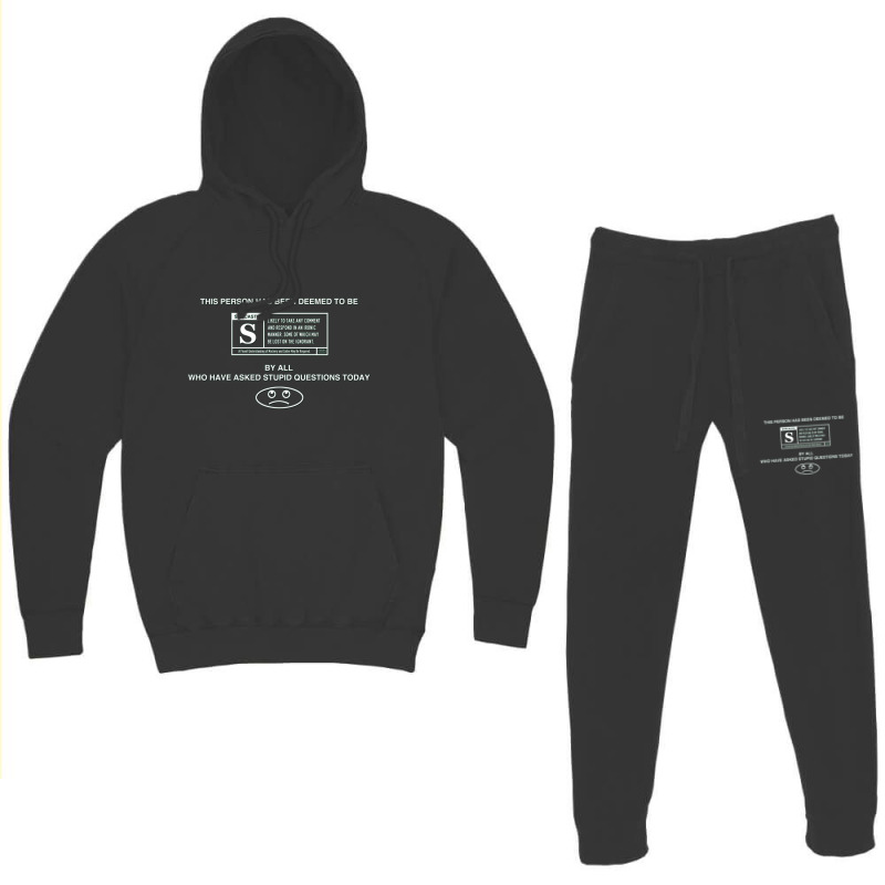 Rated S For Sarcastic Hoodie & Jogger Set | Artistshot