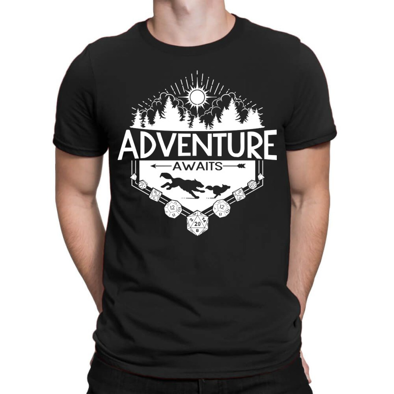 Adventure Awaits - White Version T-shirt | Artistshot