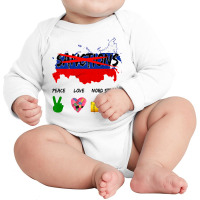 Peace Love And Nord Streams Remove All Sanctions On Russia Premium T S Long Sleeve Baby Bodysuit | Artistshot