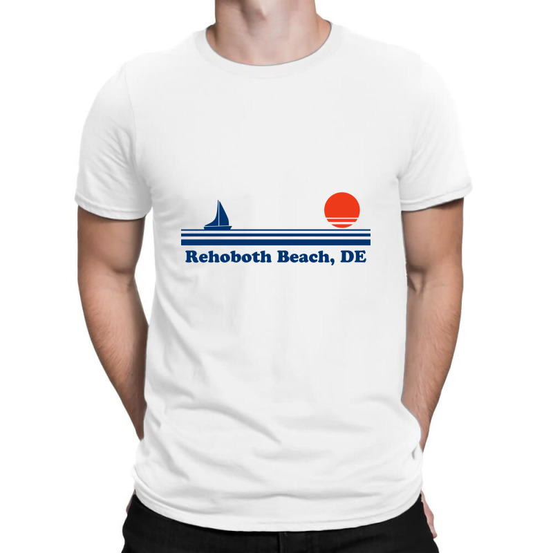 Rehoboth Beach, De   Sailboat Sunrise   Rehoboth Beach Delaware T-shirt | Artistshot