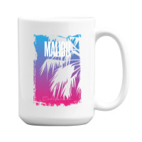 Malibu California 15 Oz Coffee Mug | Artistshot