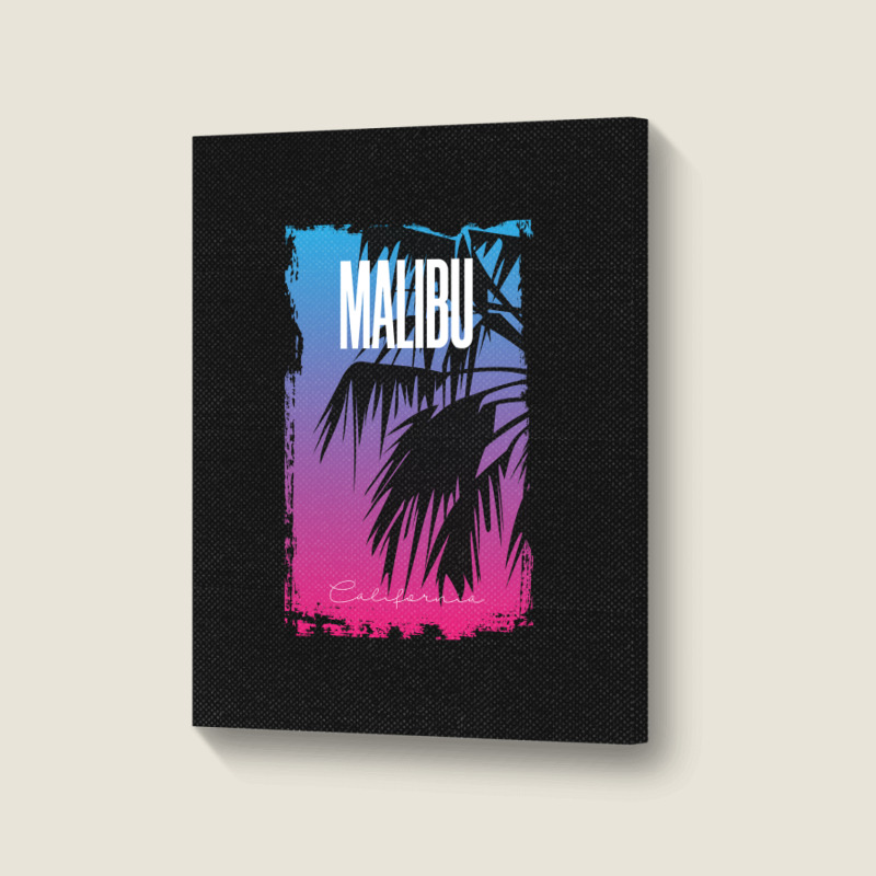 Malibu California Portrait Canvas Print | Artistshot