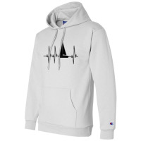 Sailing Heartbeat Ship Champion Hoodie | Artistshot