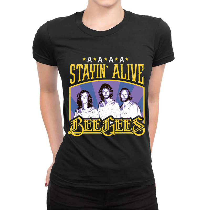 Beegees Ladies Fitted T-Shirt by RAELYNNELILLARD | Artistshot