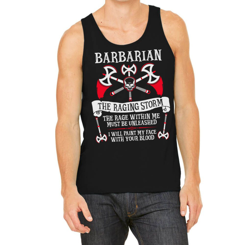 Barbarian, Dungeons & Dragons - The Raging Storm Tank Top by Kosdapen517 | Artistshot