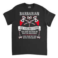 Barbarian, Dungeons & Dragons - The Raging Storm Classic T-shirt | Artistshot