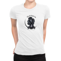 Black Standard Poodle Its All About Me For Boyfriend Ladies Fitted T-shirt | Artistshot