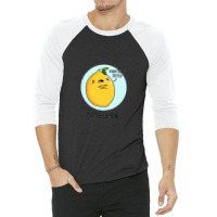 Bitter Lemon Cartoon Pun 3/4 Sleeve Shirt | Artistshot