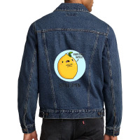 Bitter Lemon Cartoon Pun Men Denim Jacket | Artistshot