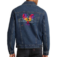 Musical Instrument Men Denim Jacket | Artistshot