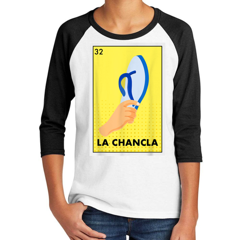 Mexican La Chancla Lottery Tradicional The Flip Flop Zi T Shirt Youth 3/4 Sleeve by cm-arts | Artistshot