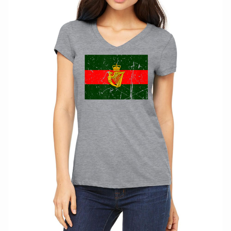 Vintage Ulster Defence Regiment T Shirt Women's V-Neck T-Shirt by cm-arts | Artistshot