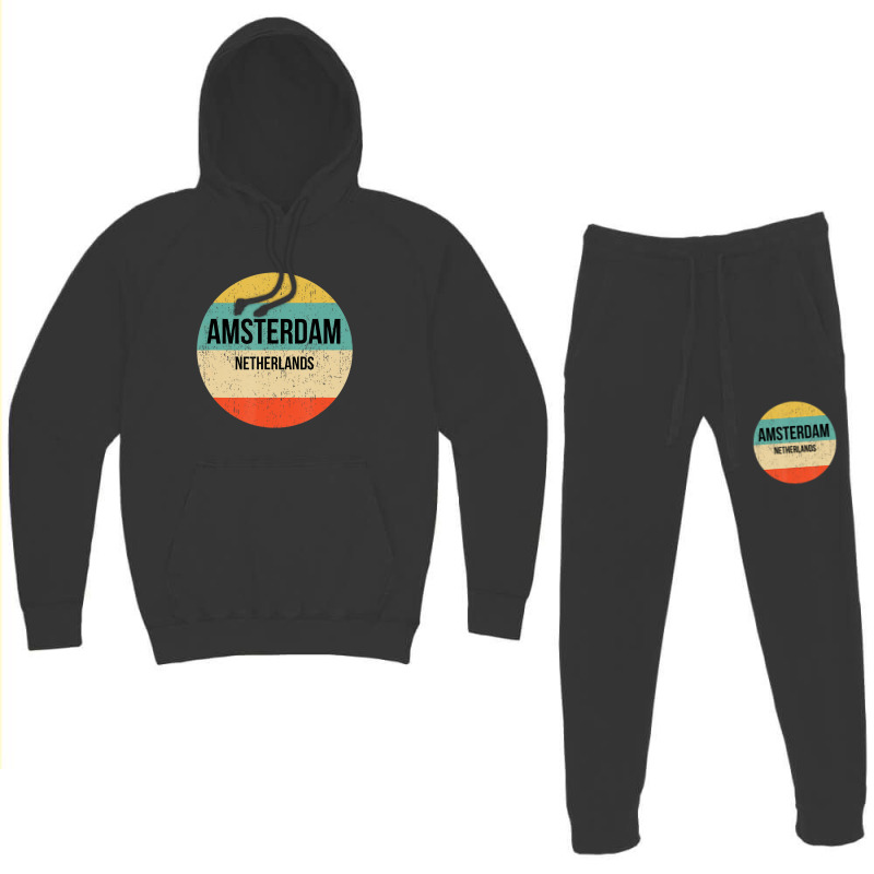 Amsterdam Netherlands Hoodie & Jogger Set | Artistshot