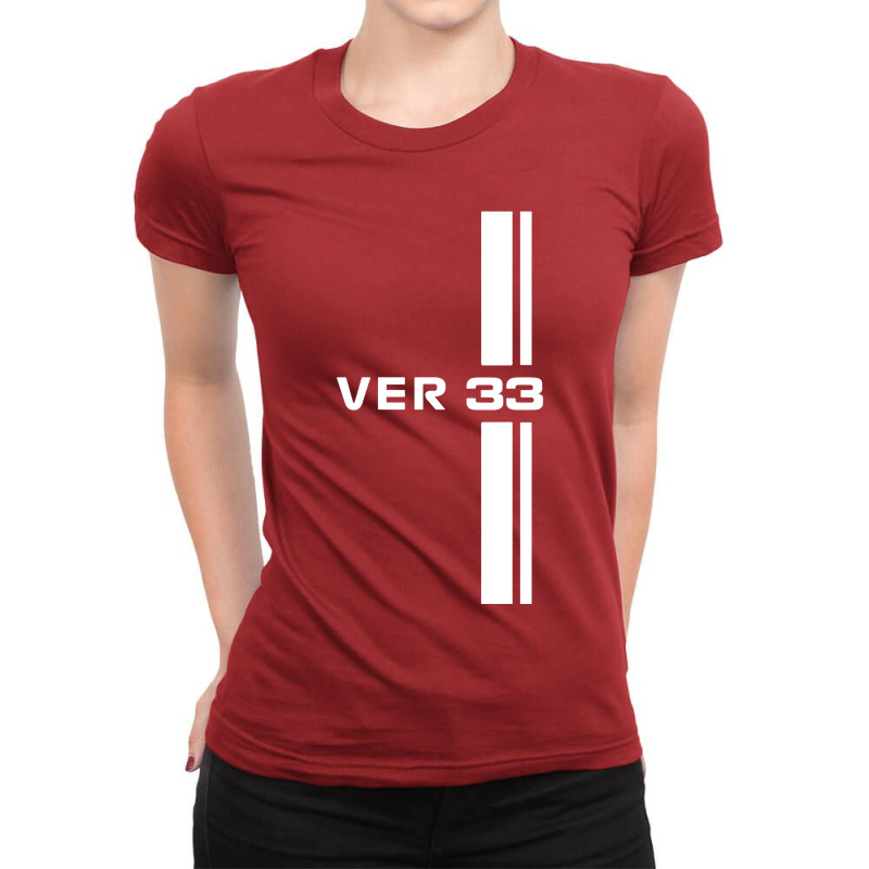 Ver 33 Driver Racing Ladies Fitted T-Shirt by Melissa Store | Artistshot