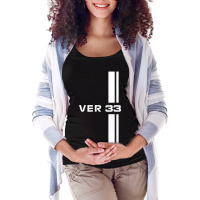 Ver 33 Driver Racing Maternity Scoop Neck T-shirt | Artistshot