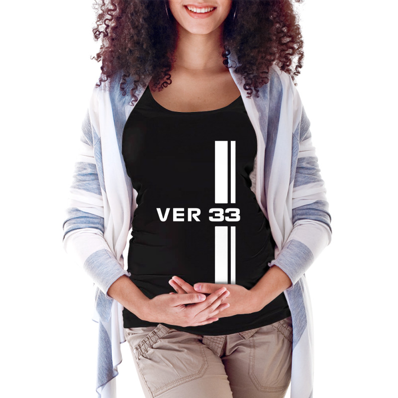 Ver 33 Driver Racing Maternity Scoop Neck T-shirt by Melissa Store | Artistshot