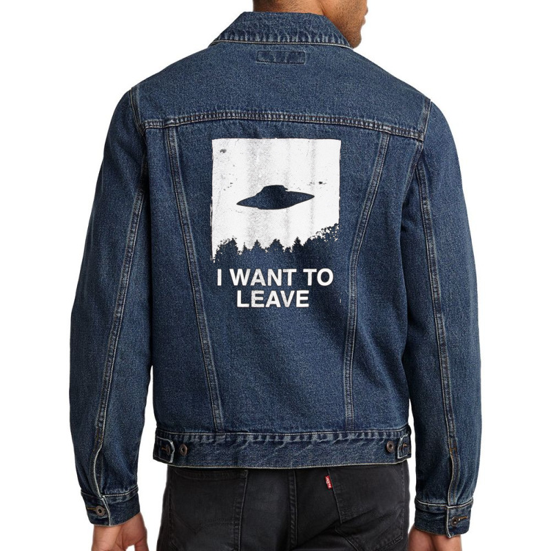 The X Files I Want To Leave [tb] Men Denim Jacket | Artistshot