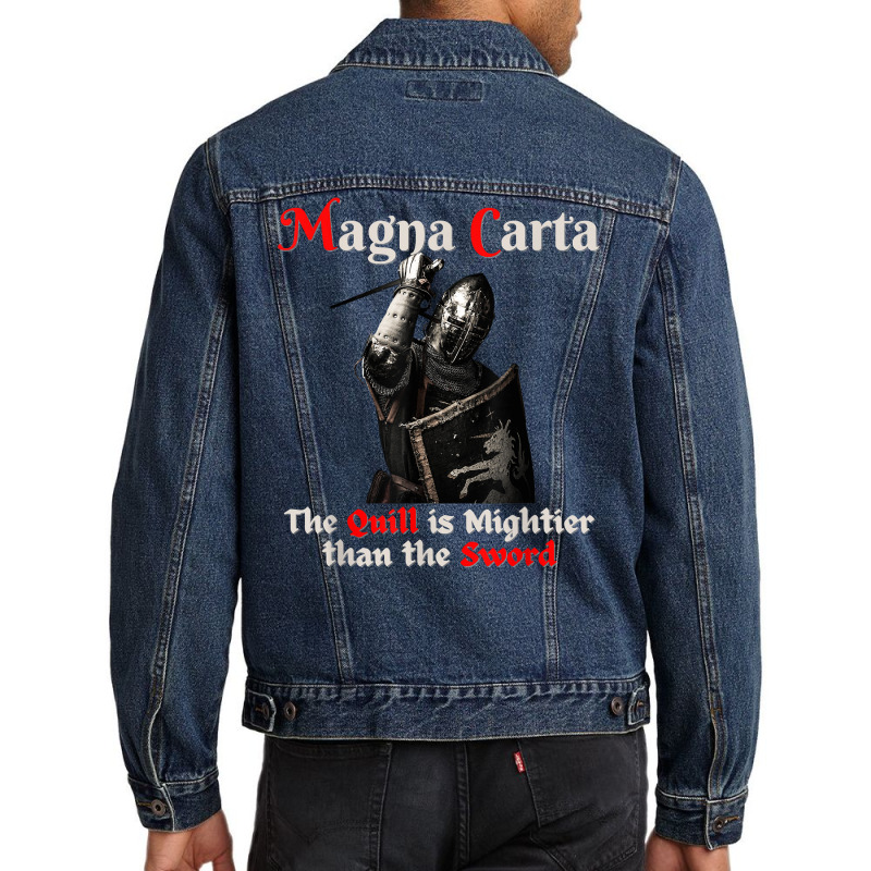 Magna Carta Freedom And Civil Rights T Shirt Men Denim Jacket by cm-arts | Artistshot