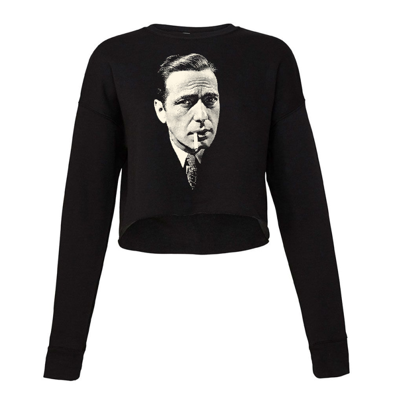 Humphrey Bogart Gift Cropped Sweater by DesmondBalts | Artistshot