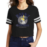 Womens Dungeons & Dragons Bobby The Barbarian V-neck Scorecard Crop Tee | Artistshot