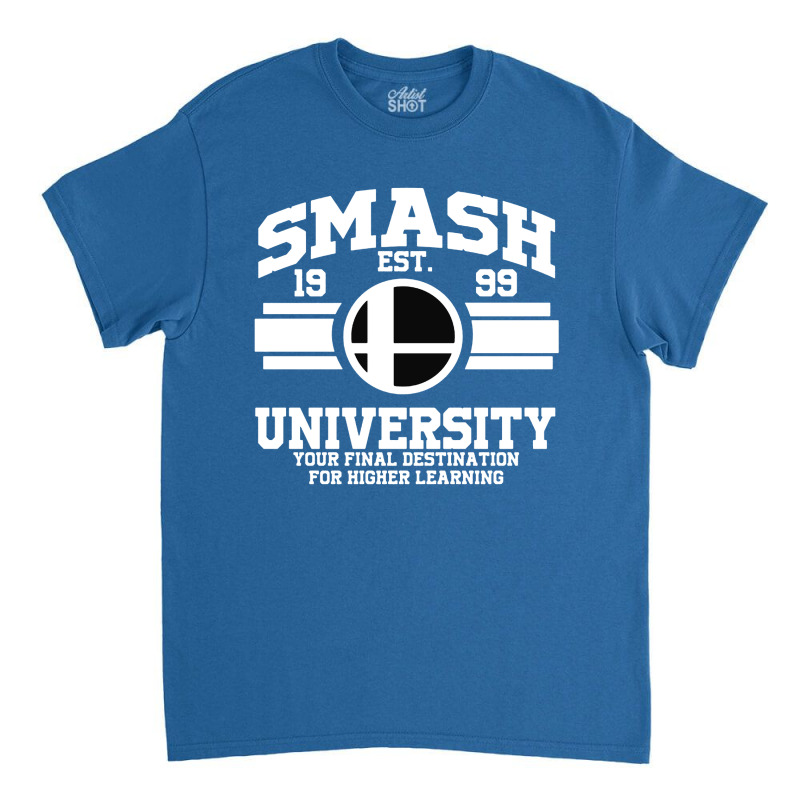 Smash University Classic T-shirt by Adrian Spencer | Artistshot