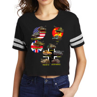 Top 10 Best Ww2 Tanks M4 Sherman Panzer Iv Tiger Ii T 34 T Shirt Scorecard Crop Tee | Artistshot