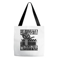 Gangsta Wrapper Gangster Rap Gift Vintage Christmas T Shirt Tote Bags | Artistshot