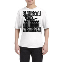 Gangsta Wrapper Gangster Rap Gift Vintage Christmas T Shirt Youth Tee | Artistshot