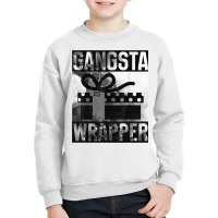 Gangsta Wrapper Gangster Rap Gift Vintage Christmas T Shirt Youth Sweatshirt | Artistshot