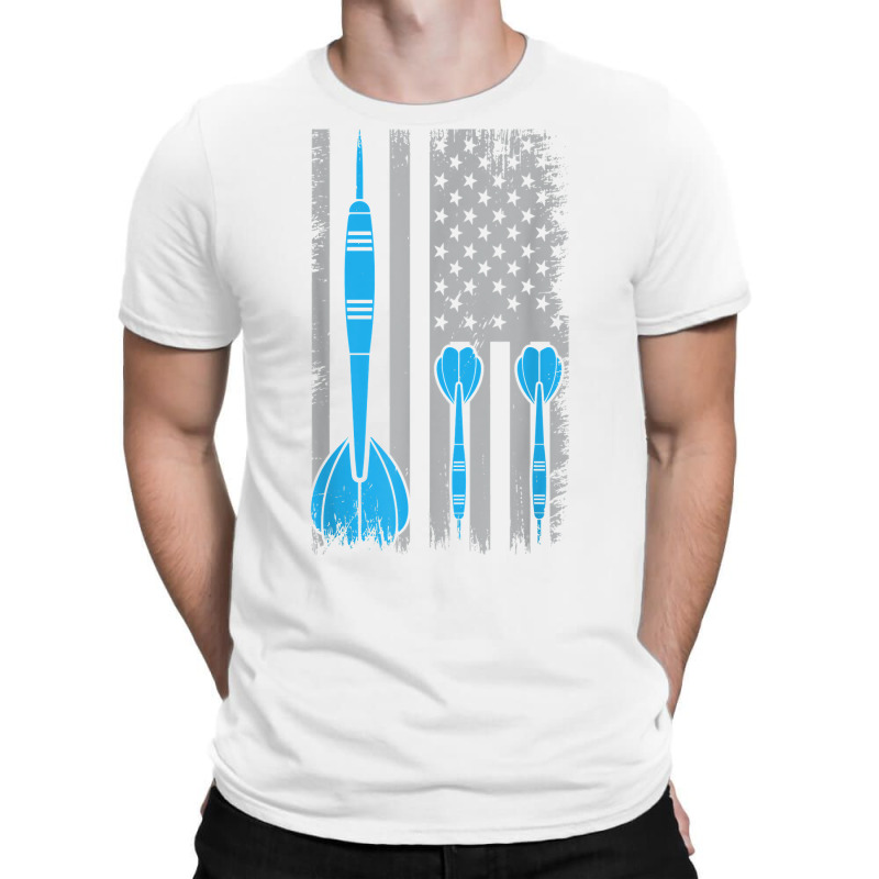 Darts Flag Usa Dartboard Dart Player T Shirt T-Shirt by nejnda | Artistshot