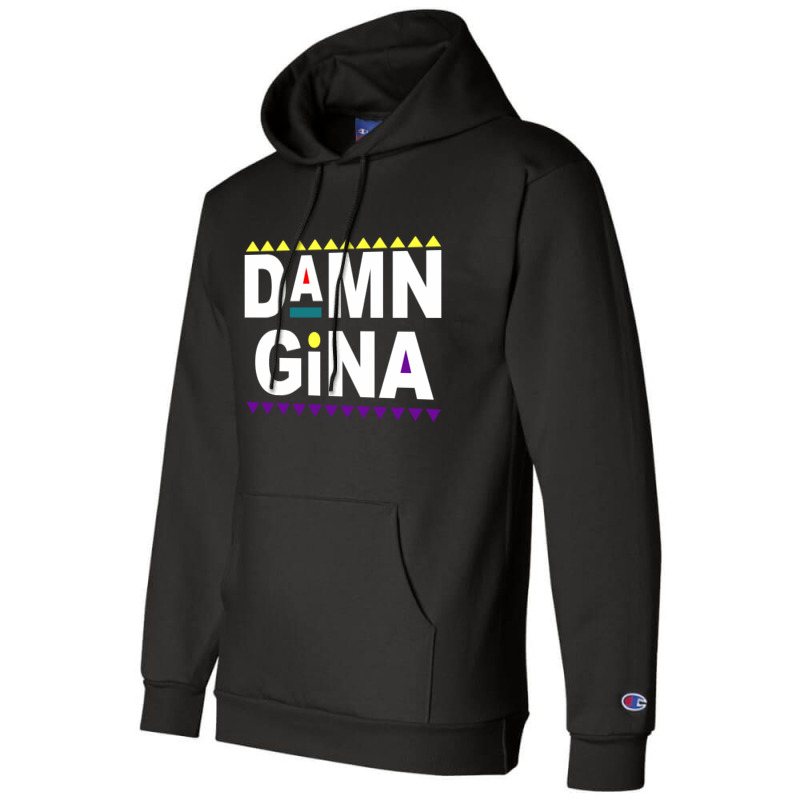 Damn Gina Martin Lawrence[tb] Champion Hoodie | Artistshot