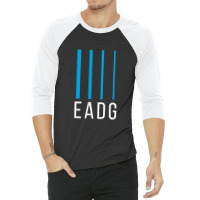 Bass Guitarist Gift - Eadg 4 String Classic 3/4 Sleeve Shirt | Artistshot